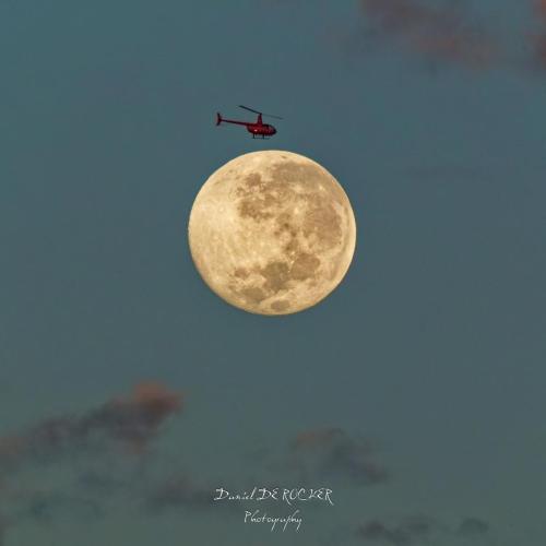 The Moon and the Helicopter